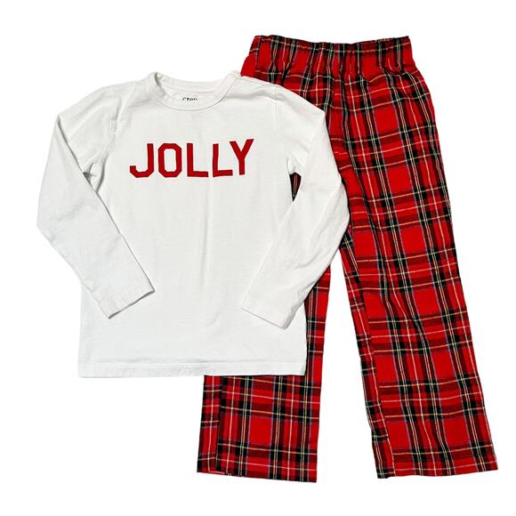 Crewcuts Holiday PJ Set Size 4/5 - Picture 1 of 6